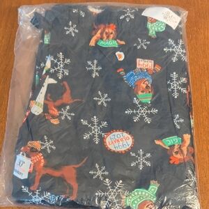 Old Navy Navy Blue Pajama Pants 2024 Dog Winter Women's Medium